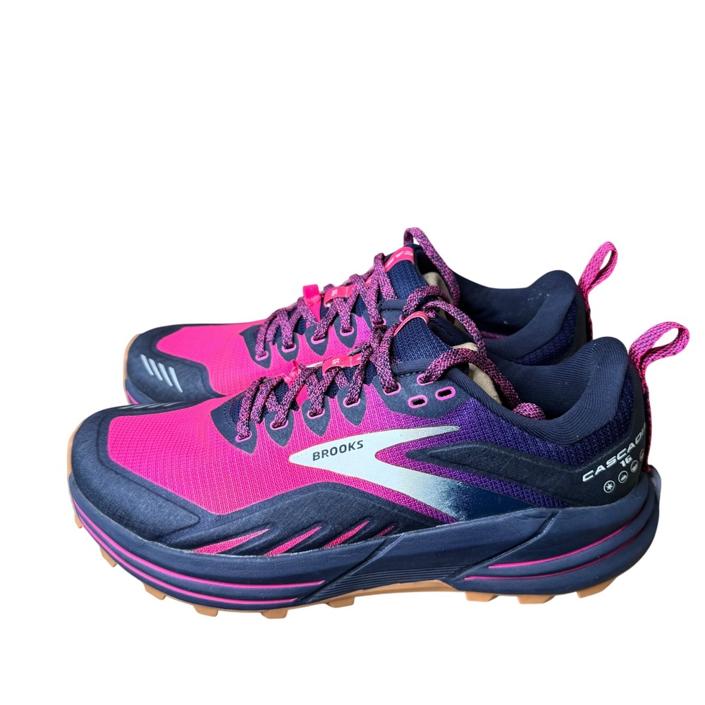 Brooks Cascadia 16 Peacoat Pink 1203631B425 Women's 9B Trail Running Shoes